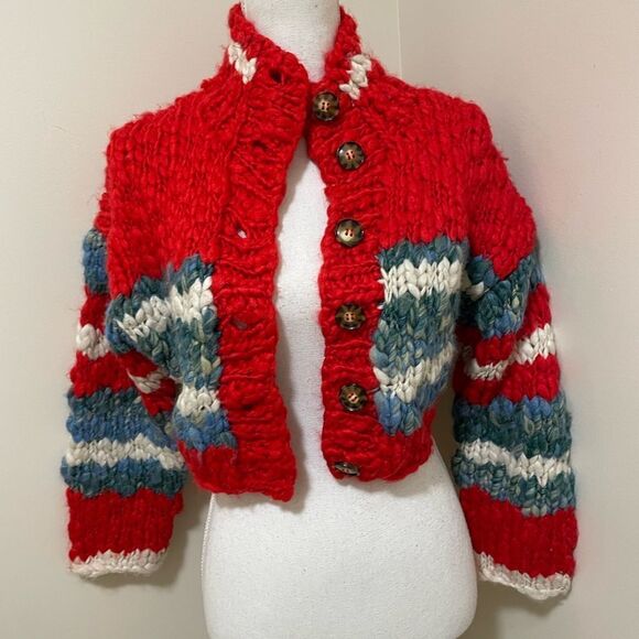 NWT BDG Kinley Chunky knit cropped cardigan size XS
Retail $148
C1 - Picture 5 of 14